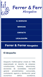 Mobile Screenshot of ferrerabogados.com