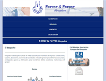 Tablet Screenshot of ferrerabogados.com